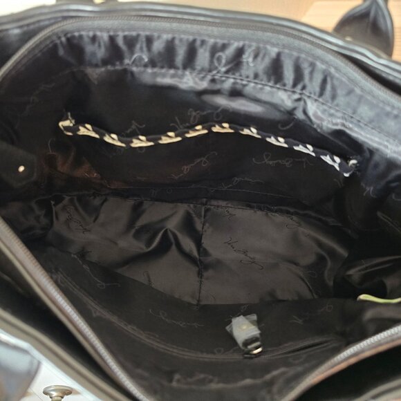 Vera Bradley Quilted Houndstooth Tote Shoulder Bag Purse - Picture 4 of 6